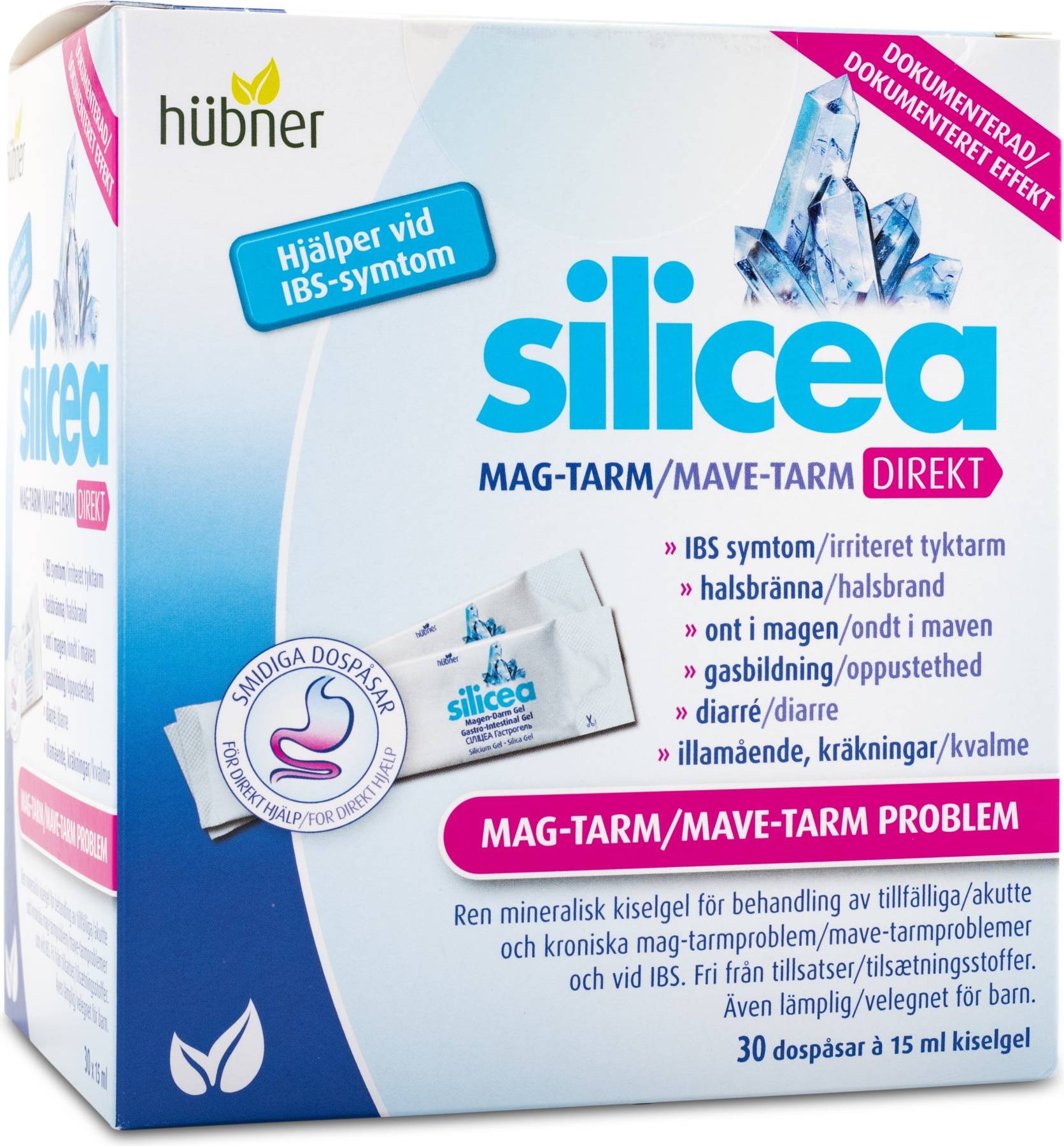 Hübner Silicea Mag Tarm Direkt 15ml 30 st