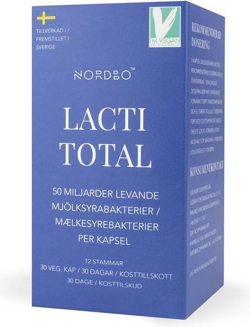 Nordbo LactiTotal 30 st