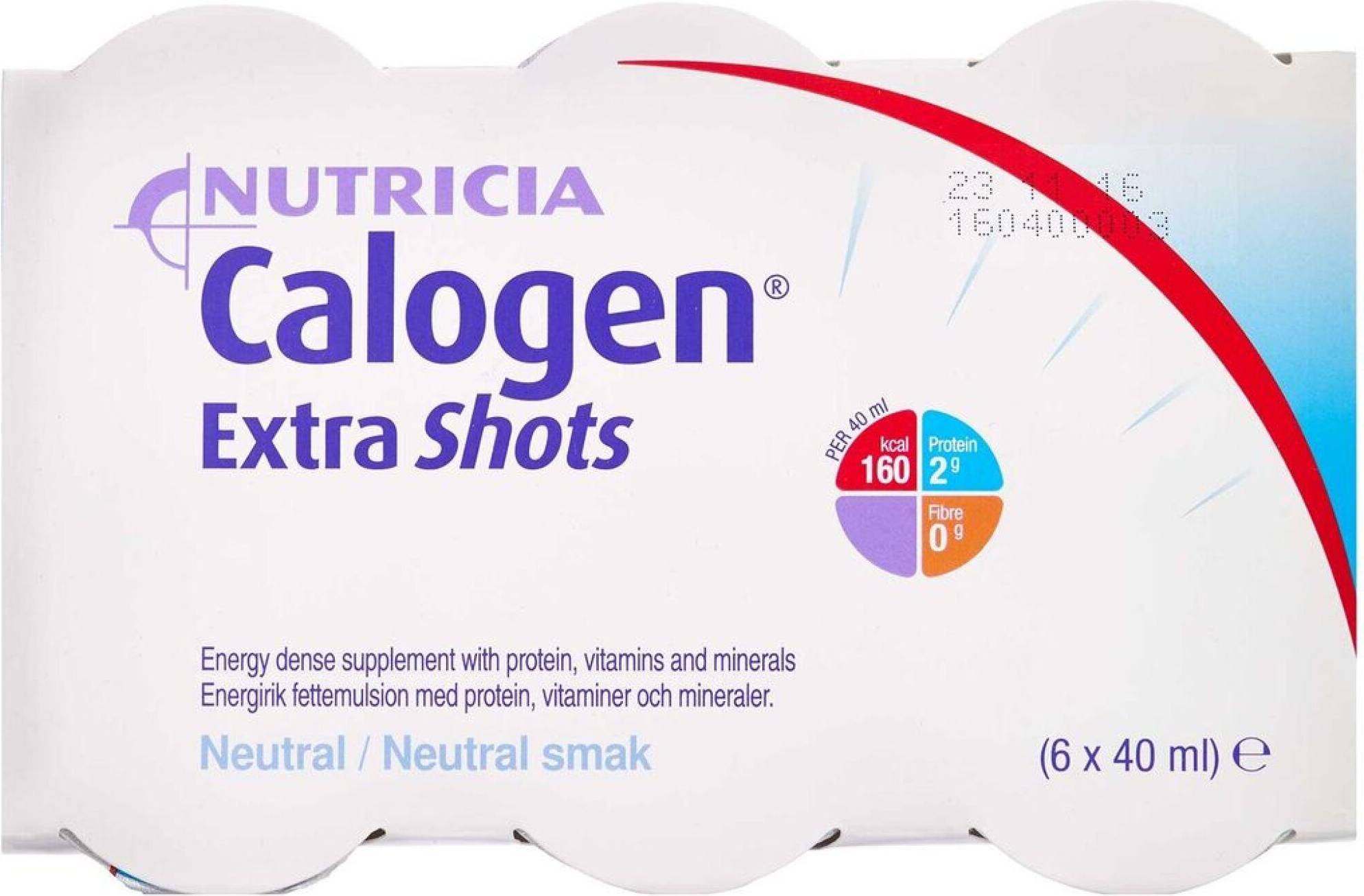 Nutricia Calogen Extra Shots Neutral 6 x 40 ml