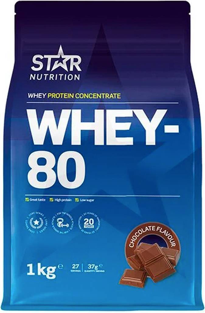 Star Nutrition Whey-80 Chocolate 1kg