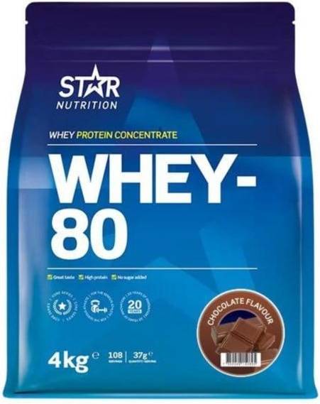 Star Nutrition Whey-80 Chocolate 4kg
