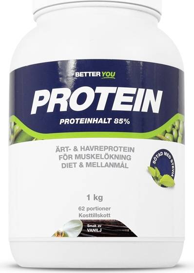Better You Ärt & havreprotein Vanilj 1kg