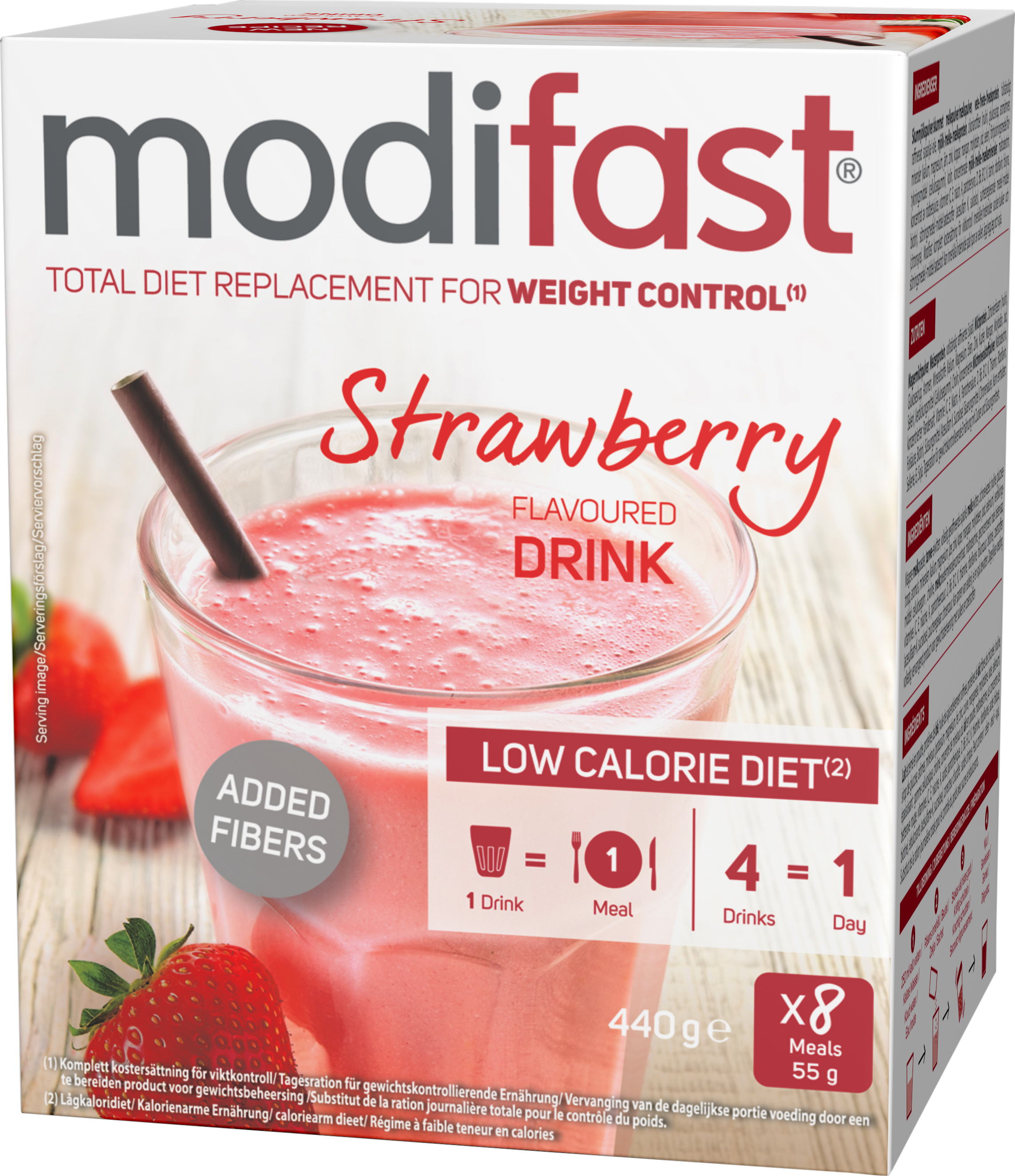 Modifast LCD Strawberry 55g 8 st