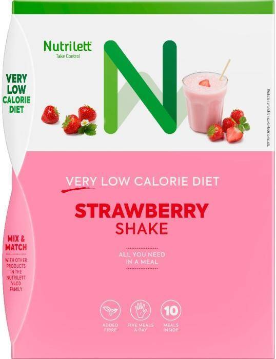 Nutrilett VLCD Shake Strawberry 35g 10 st