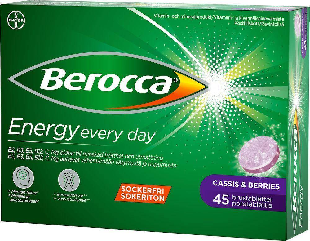 Berocca Energy Cassis & Berries 45 st