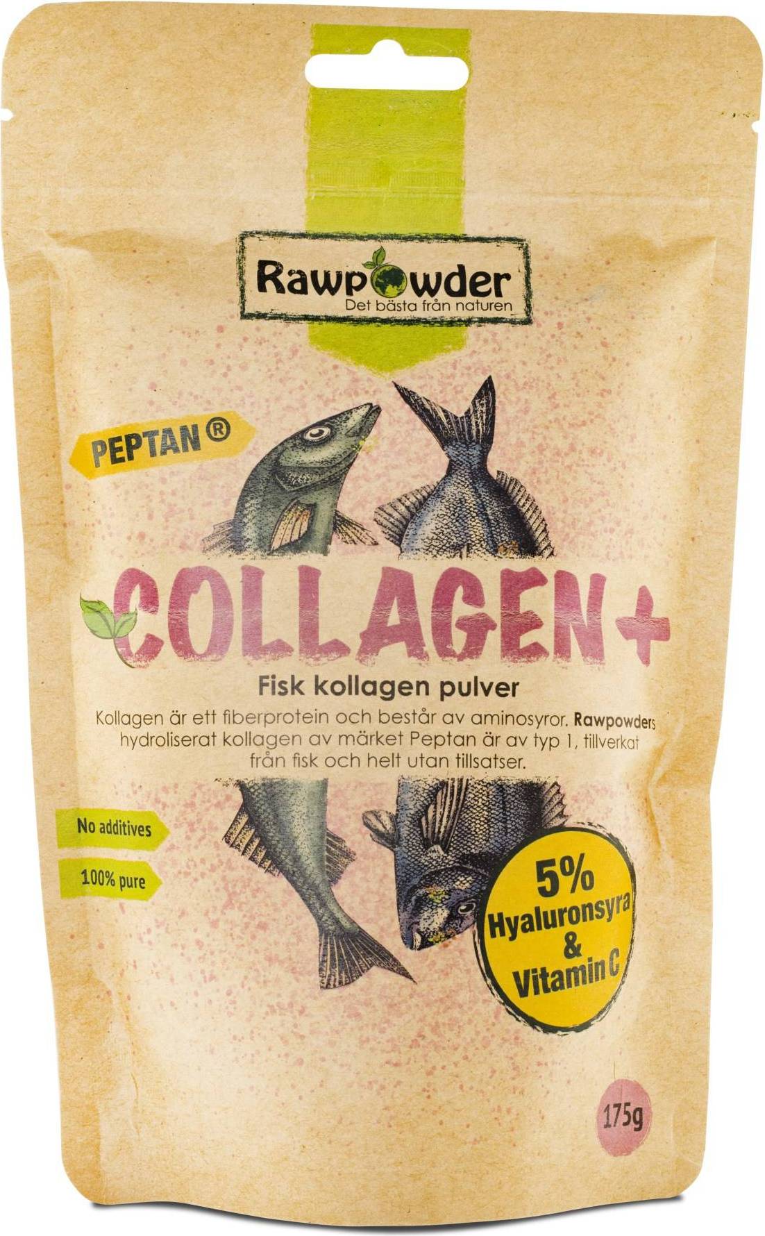 Rawpowder Fisk Collagen Plus 175g
