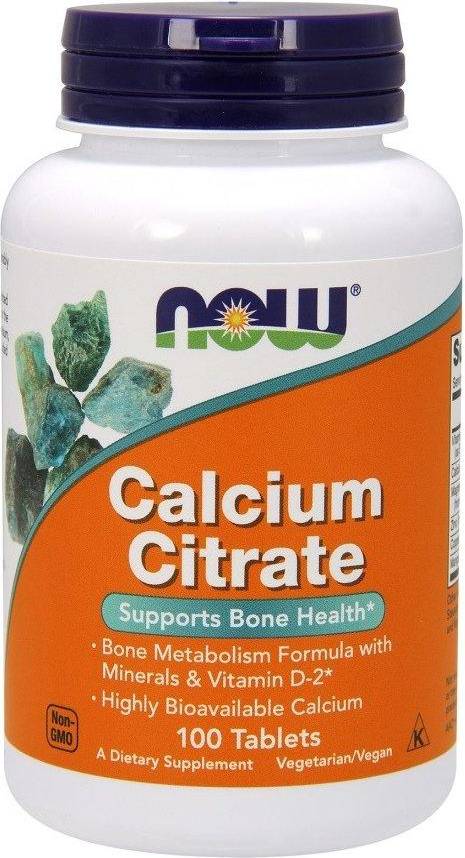 Now Foods Calcium Citrate with Minerals & Vitamin D-2 100 st