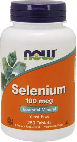 Now Foods Selenium 100 mcg 250 Tablets