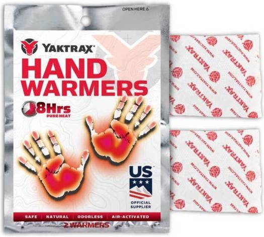 Yaktrax Hand Warmers 10 Units White