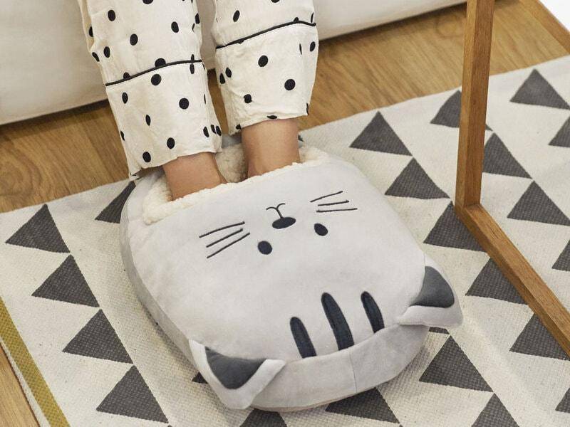 Balvi Fluffig Fotvärmare Katt