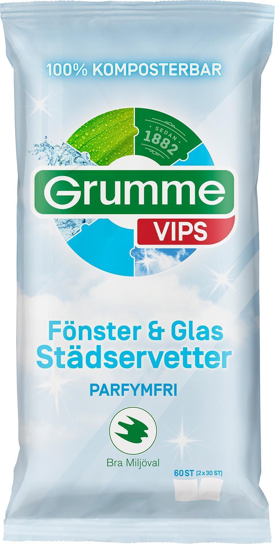 Grumme Vips Städservetter Fönster