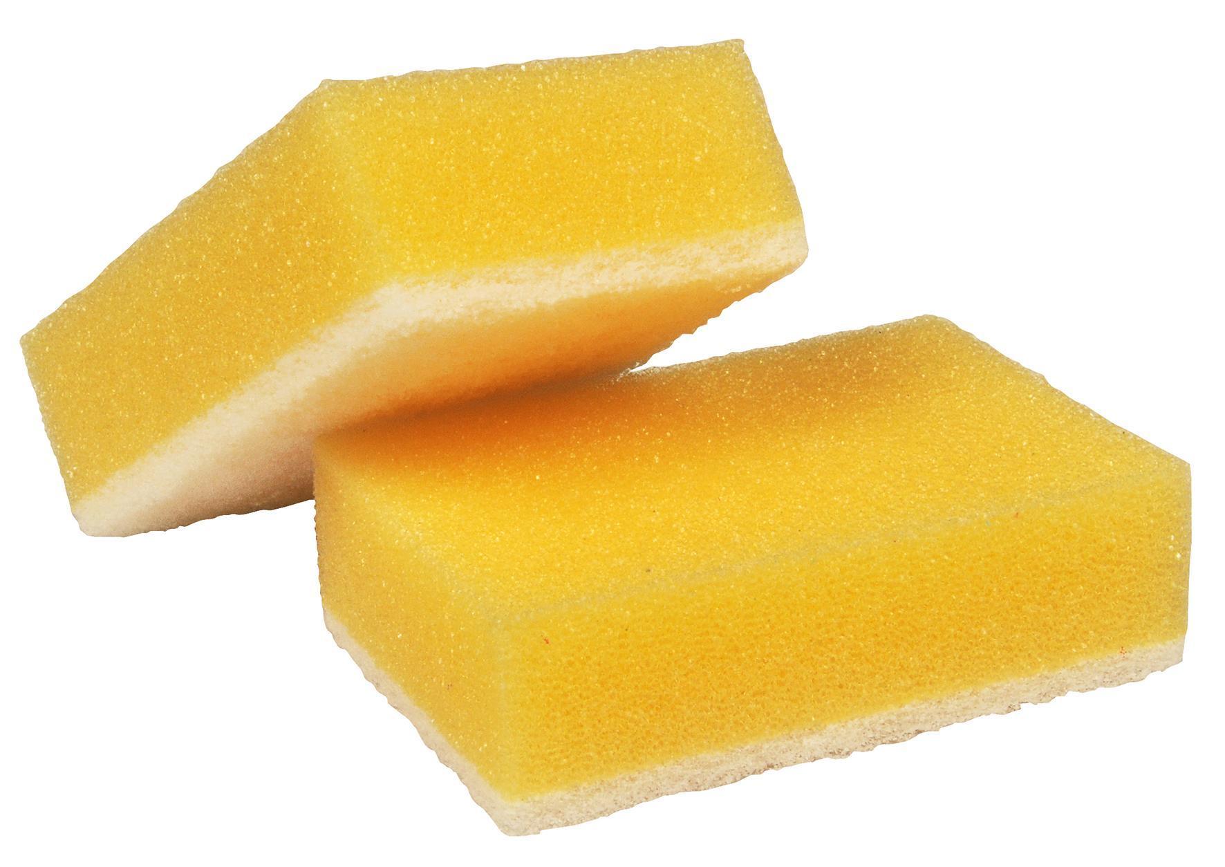 Kökssvamp gul/vit 9x6cm 10/fp