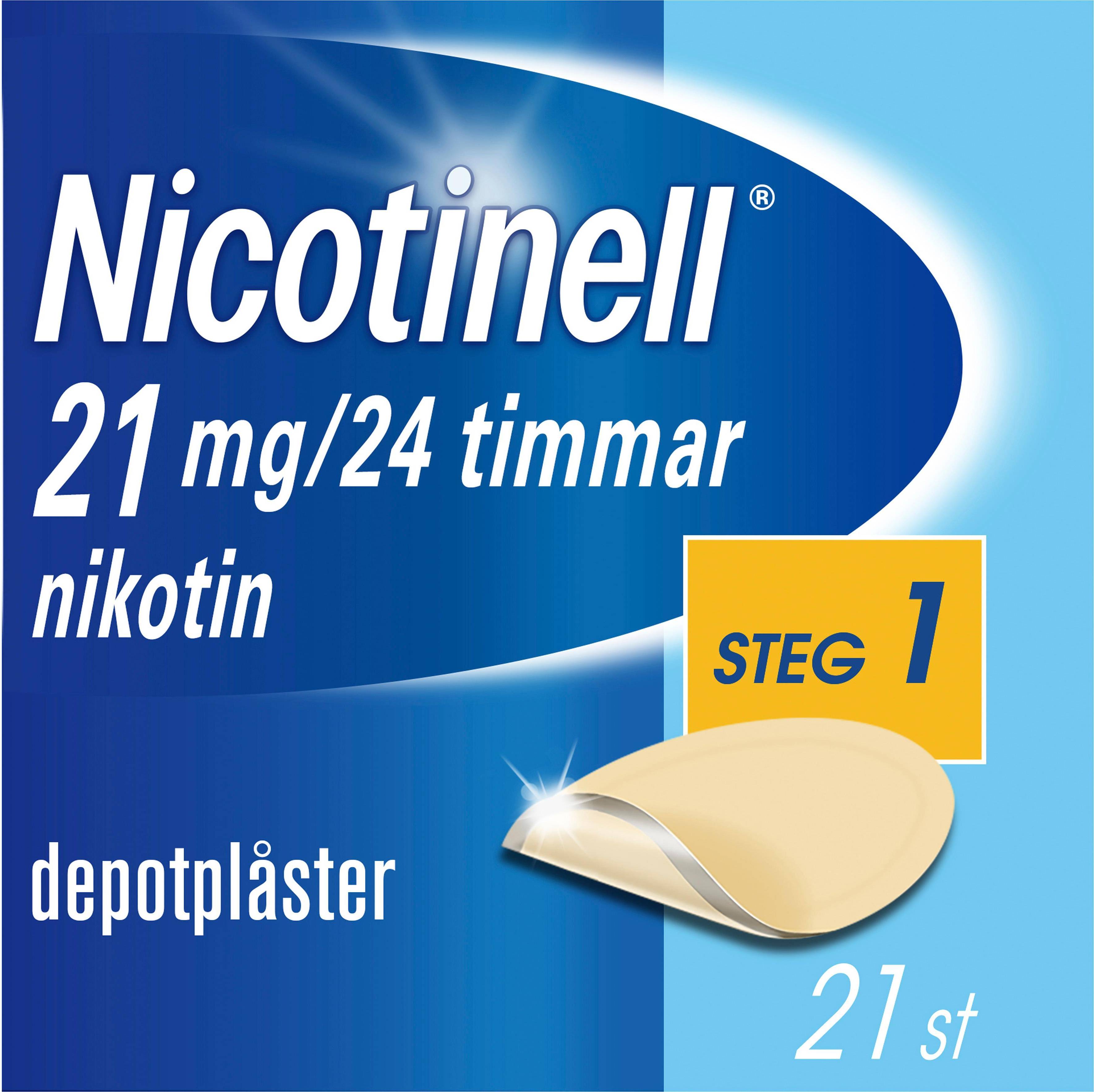 Nicotinell 21mg Step1 21 st Plåster