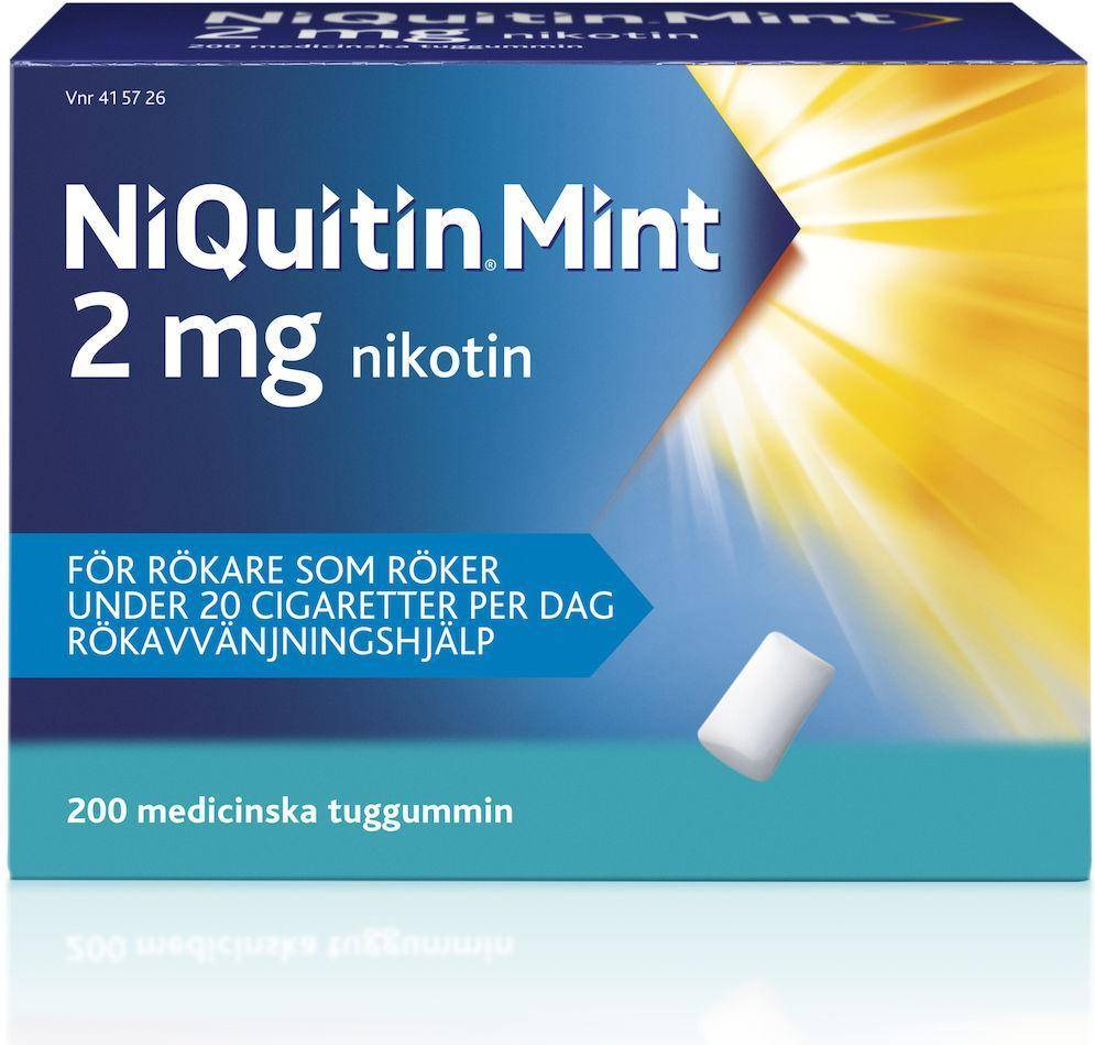 NiQuitin Mint 2mg 200 st Tuggummi
