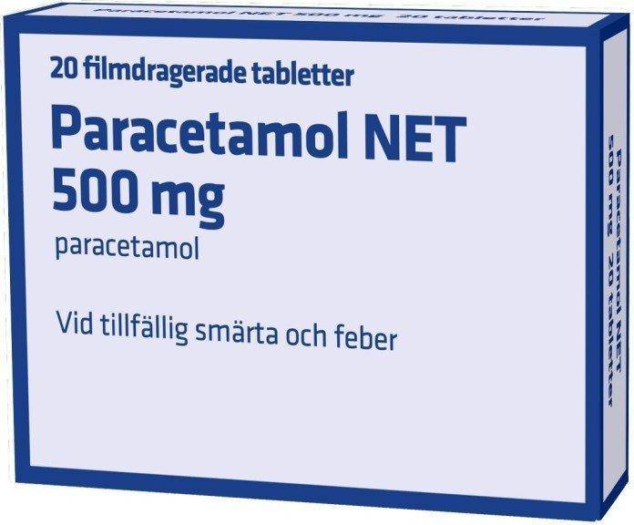 Paracetamol NET 500mg 20 st Tablett