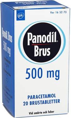 Panodil 500mg 20 st Brustablett