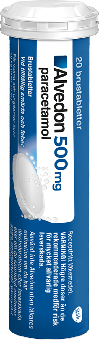 Alvedon 500mg 20 st Brustablett