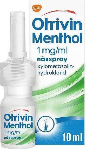 Otrivin Menthol 1mg/ml 10ml Nässpray