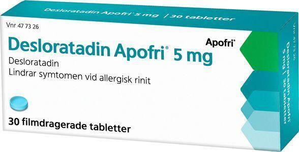 Desloratadine Apofri 5mg 30pcs Tablet