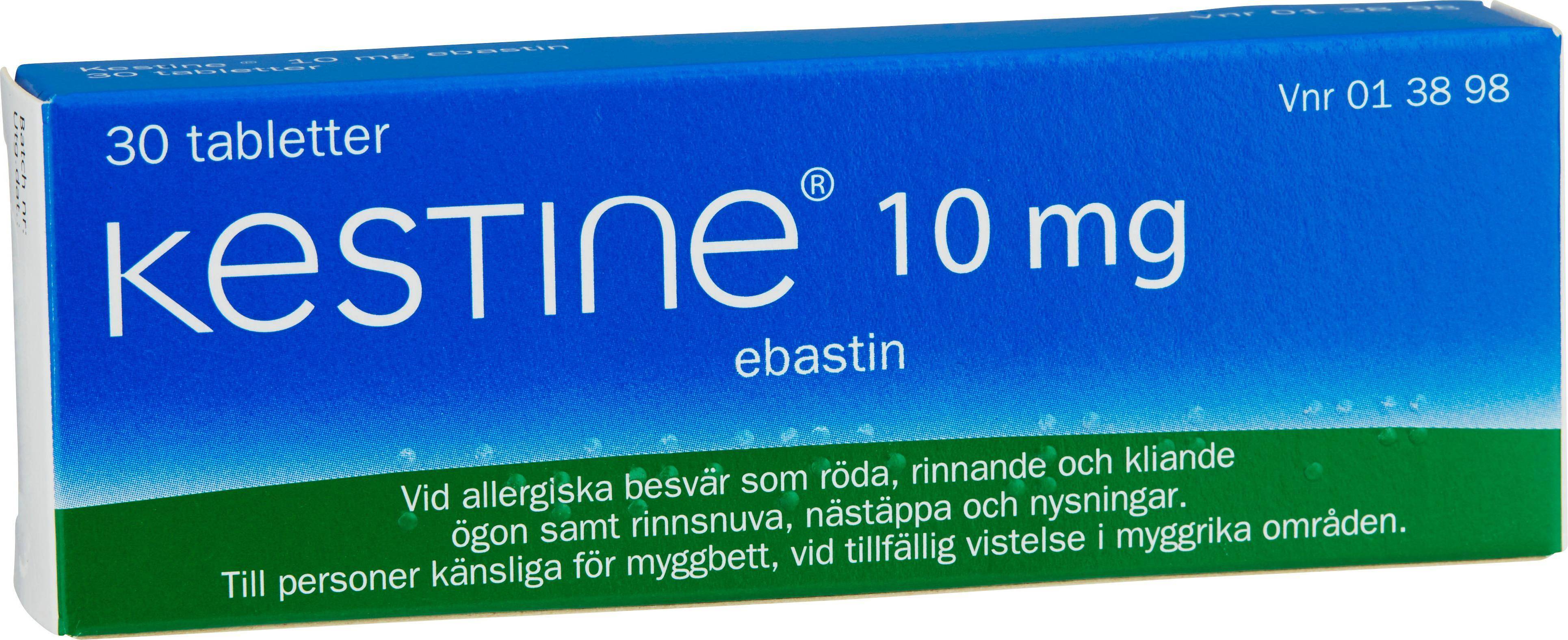 Kestine 10mg 30 st Tablett