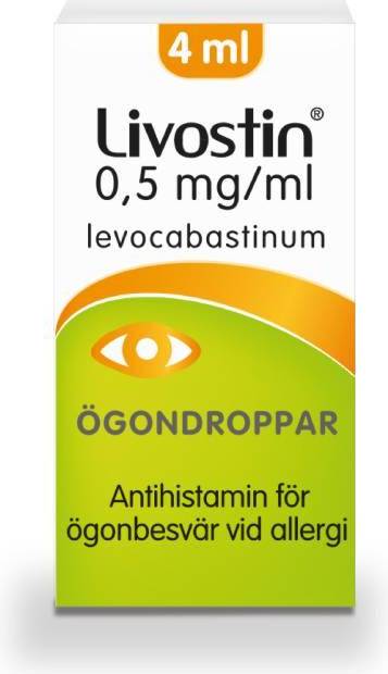 Livostin 0.5mg/ml 4ml Ögondroppar