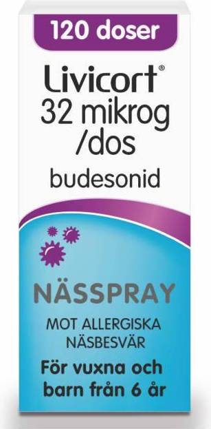 Livicort 32mg 120 doser Nässpray