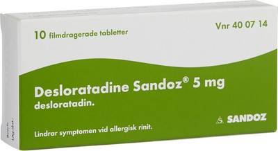 Desloratadine Sandoz 5mg 10 st Tablett