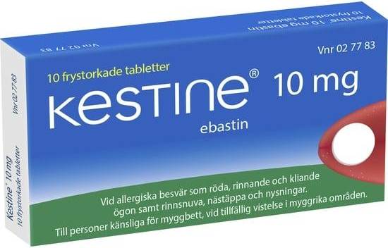 Kestine 10mg 10 st Tablett