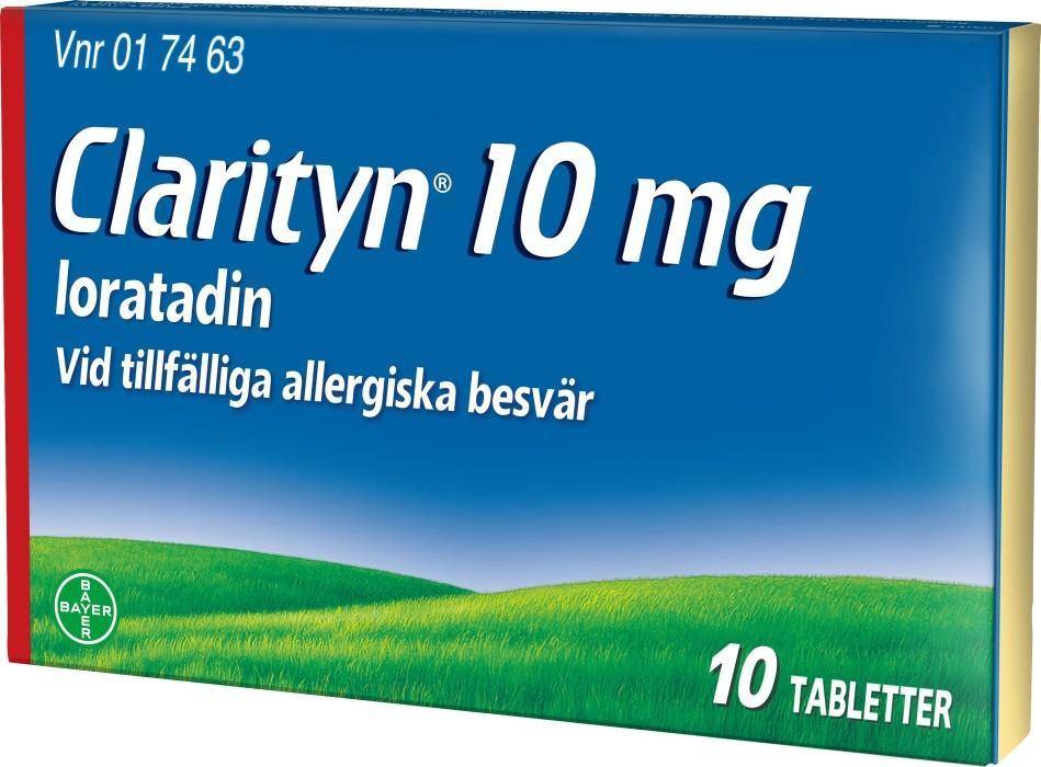 Clarityn 10mg 10 st Tablett