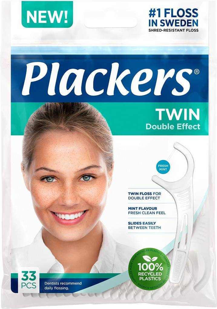 Plackers Twin 33-pack
