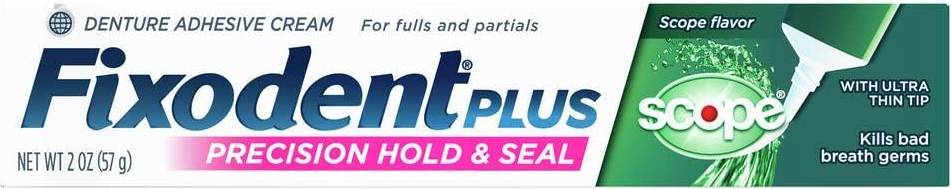 Fixodent Plus Dental Adhesive Cream Scope Flavor 2