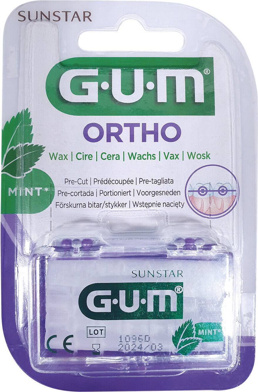 GUM orthodontisches wachs minzgeschmack