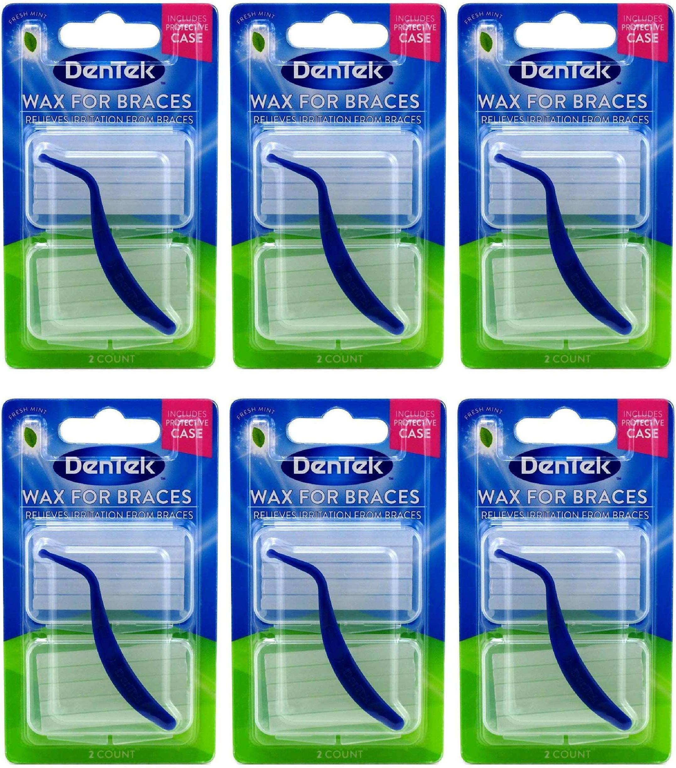 DenTek Wax For Braces Fresh Mint 1