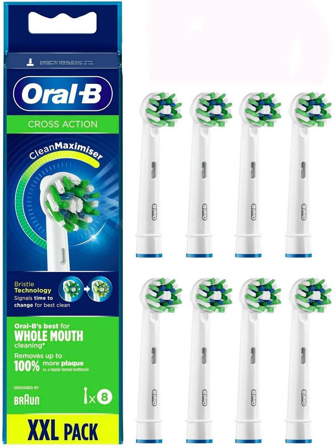 Oral-B Cross Action CleanMaximiser 8-pack