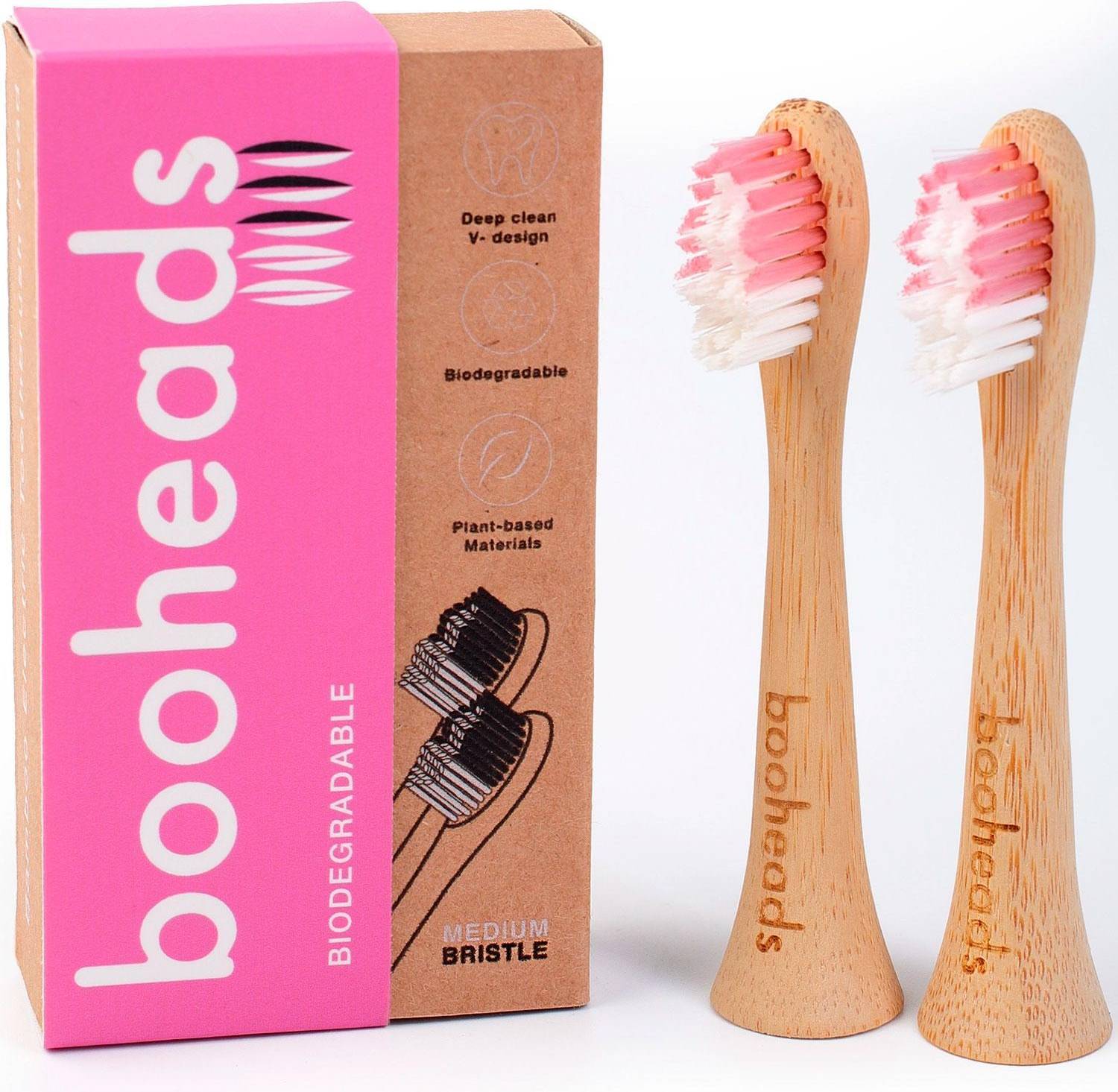 Elektriska tandborsthuvuden i bambu Biologiskt nedbrytbara miljövänliga hållbara