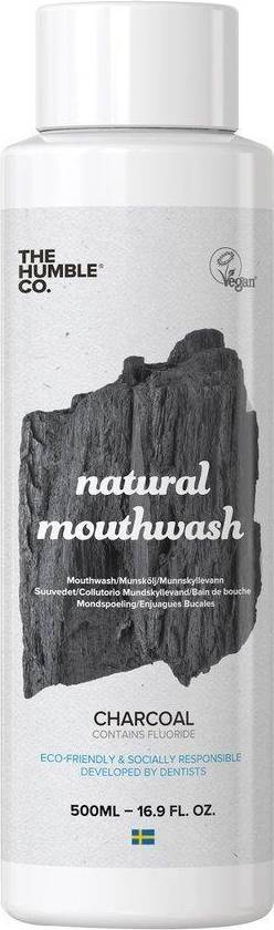 The Humble Co. Natural Mouthwash Charcoal 500ml