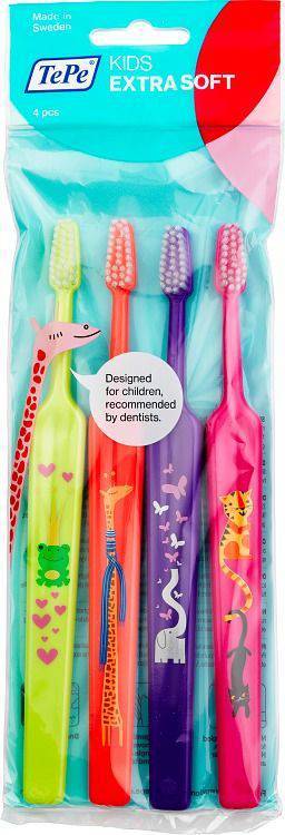 TePe Kids X-Soft 4-pack