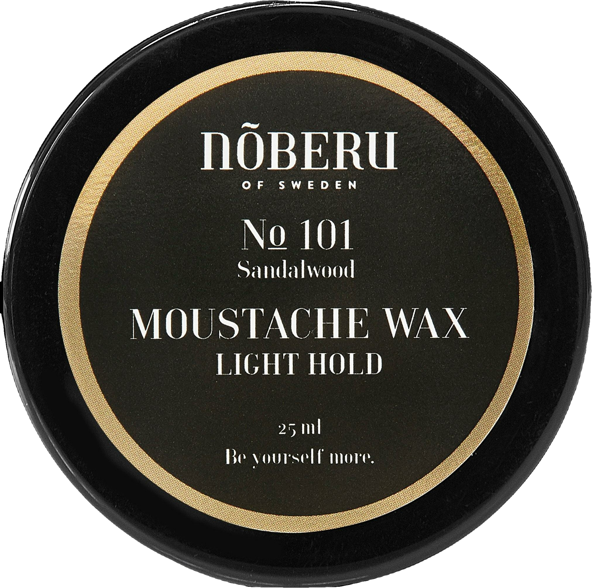 Nõberu of Sweden Moustache Wax Light Hold Sandalwood