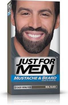Just For Men Moustache & Beard M-55 Real Black