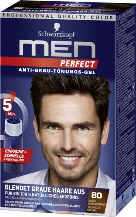 Schwarzkopf Men Perfect #80 Natural Black Brown