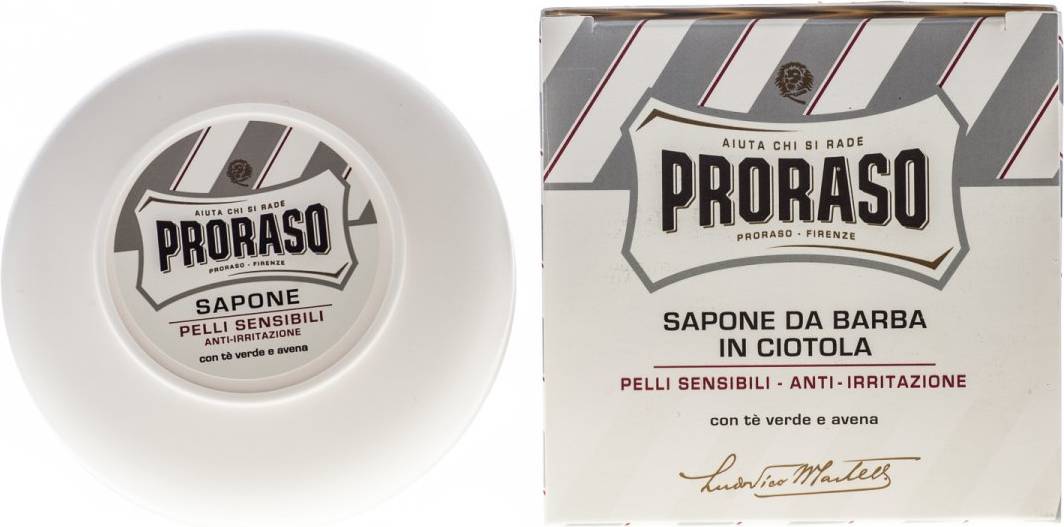 Proraso Shaving Soap Bowl Sensitive Green Tea 150ml
