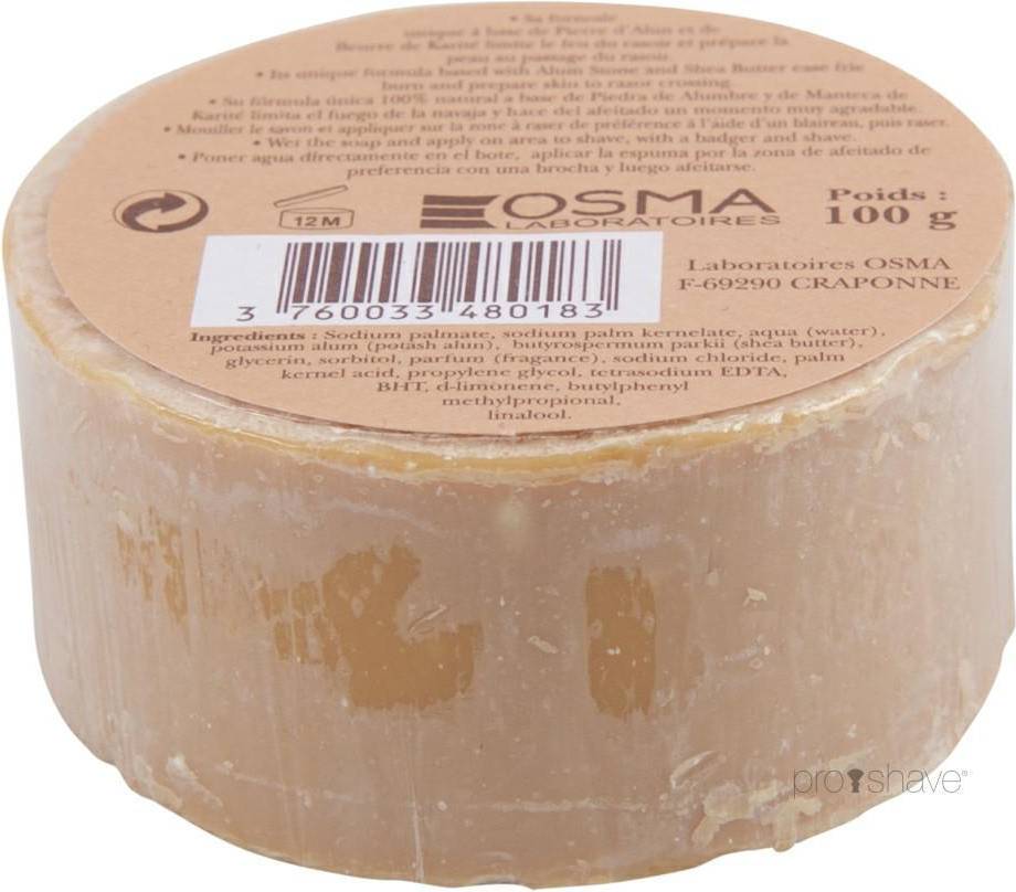 Osma Alum Shaving Soap 100g