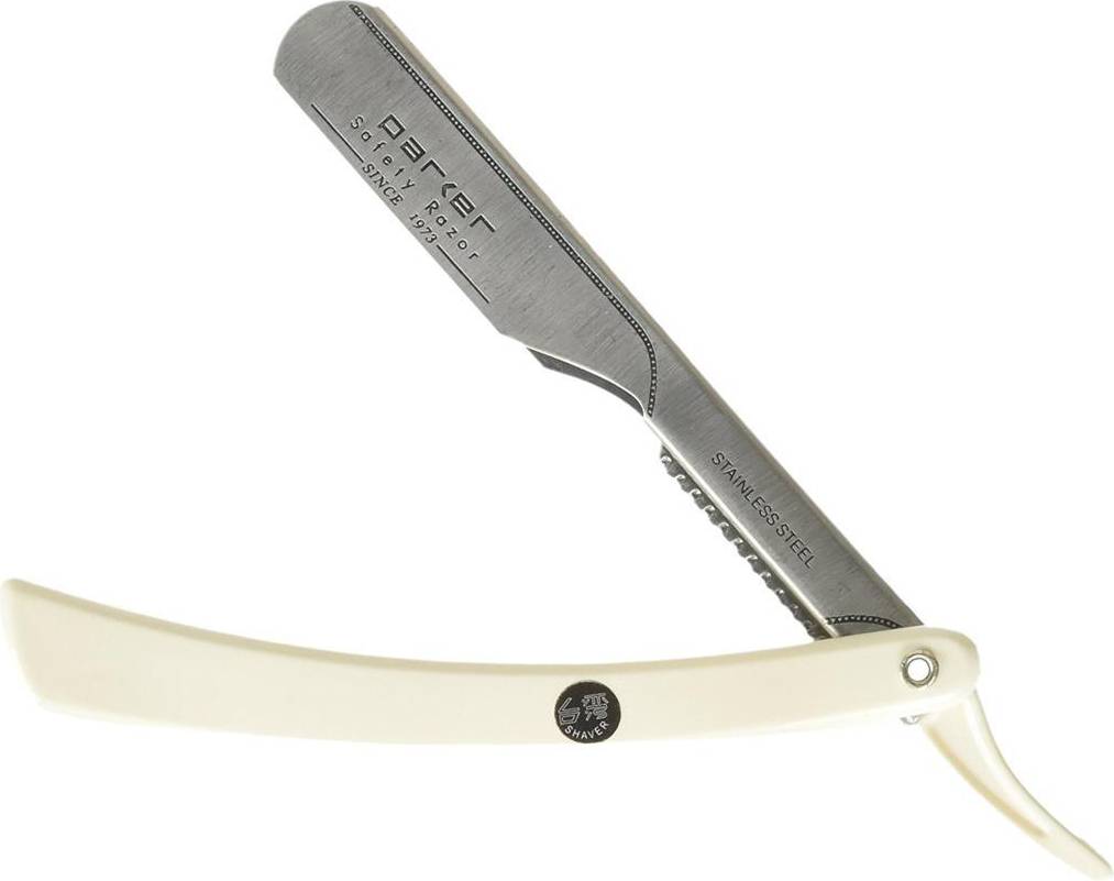 Parker Shaving Rakkniv Barber Ivory