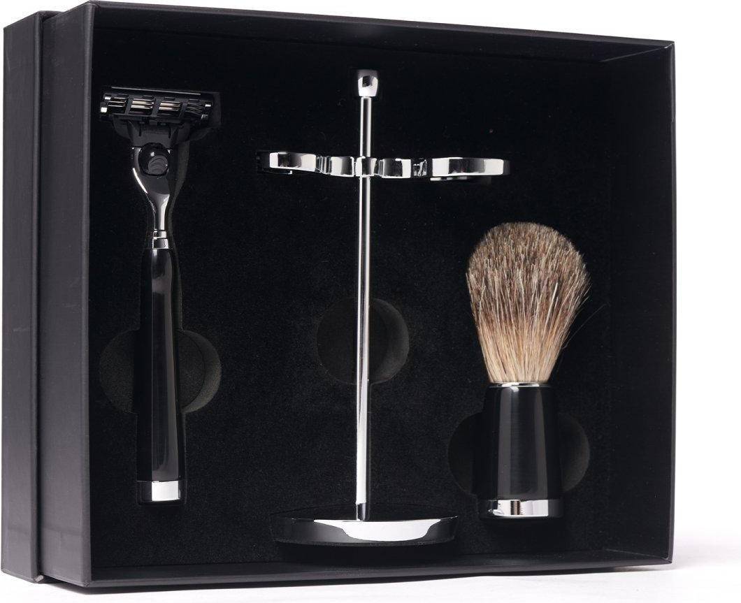 Benjamin Barber Classic 3-delars Rakset Ebony Mach3