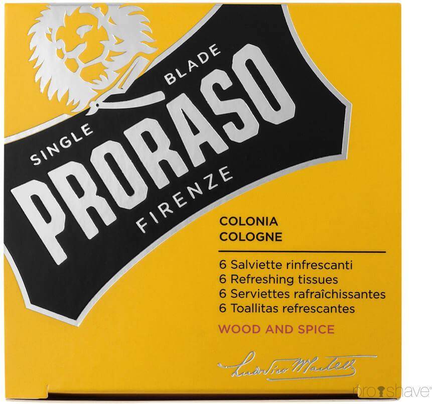 Proraso Refreshing Tissues Wood and Spice