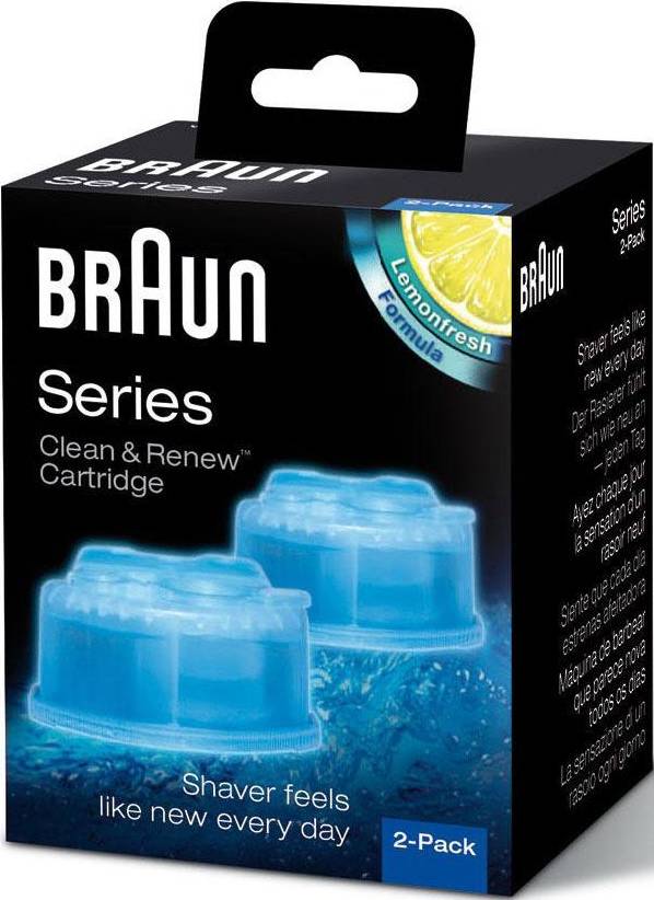 Braun Clean&Renew CCR2 Rengöringspatronsats för rakapparat för Activator Syncro SyncroPro
