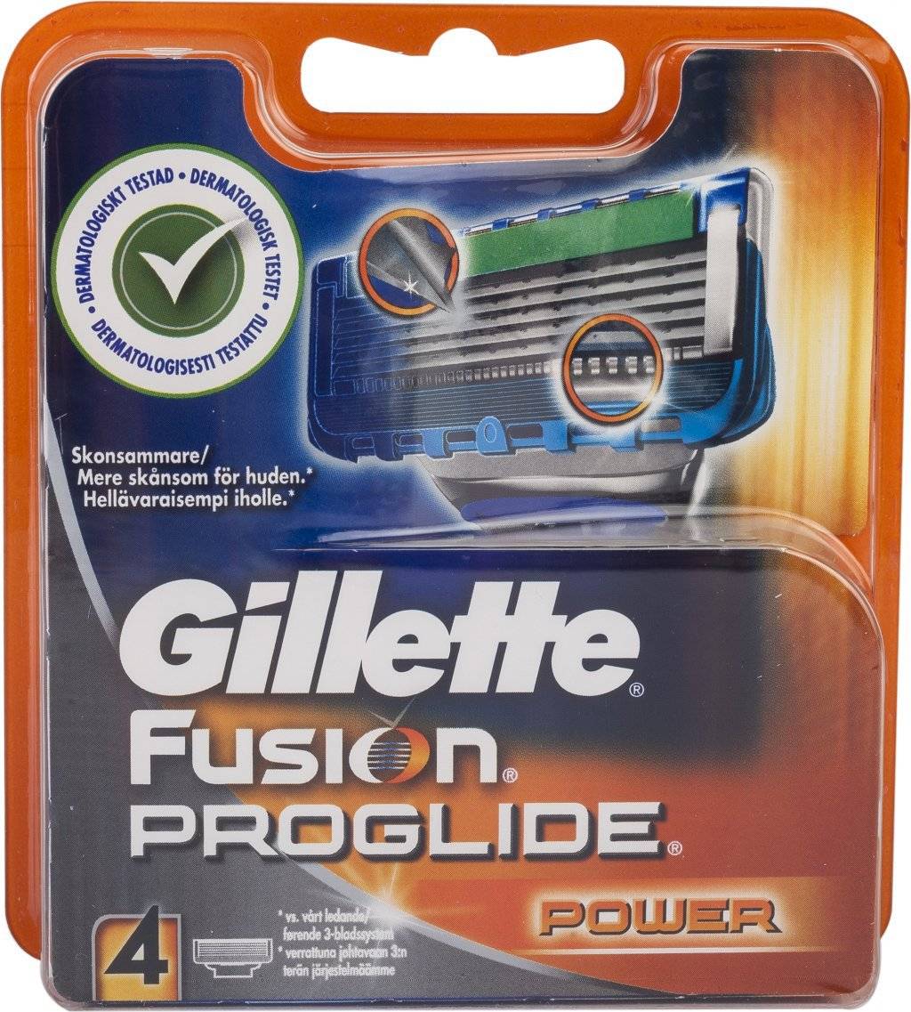 Gillette Fusion ProGlide Power 4-pack