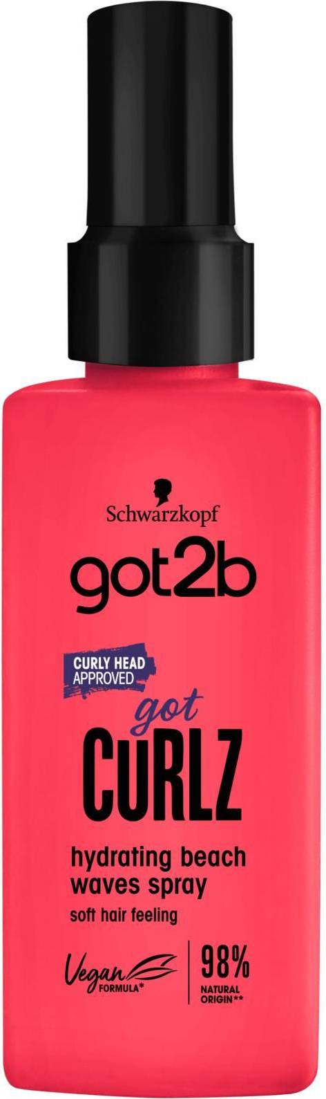 Schwarzkopf Got2b GotCurlz Hydrating Beach Waves Spray 150ml
