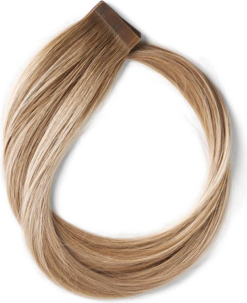 Rapunzel Premium Tape Extensions Classic 4 19.7inch B5.1/7.3 Brown Ash Blonde Balayage