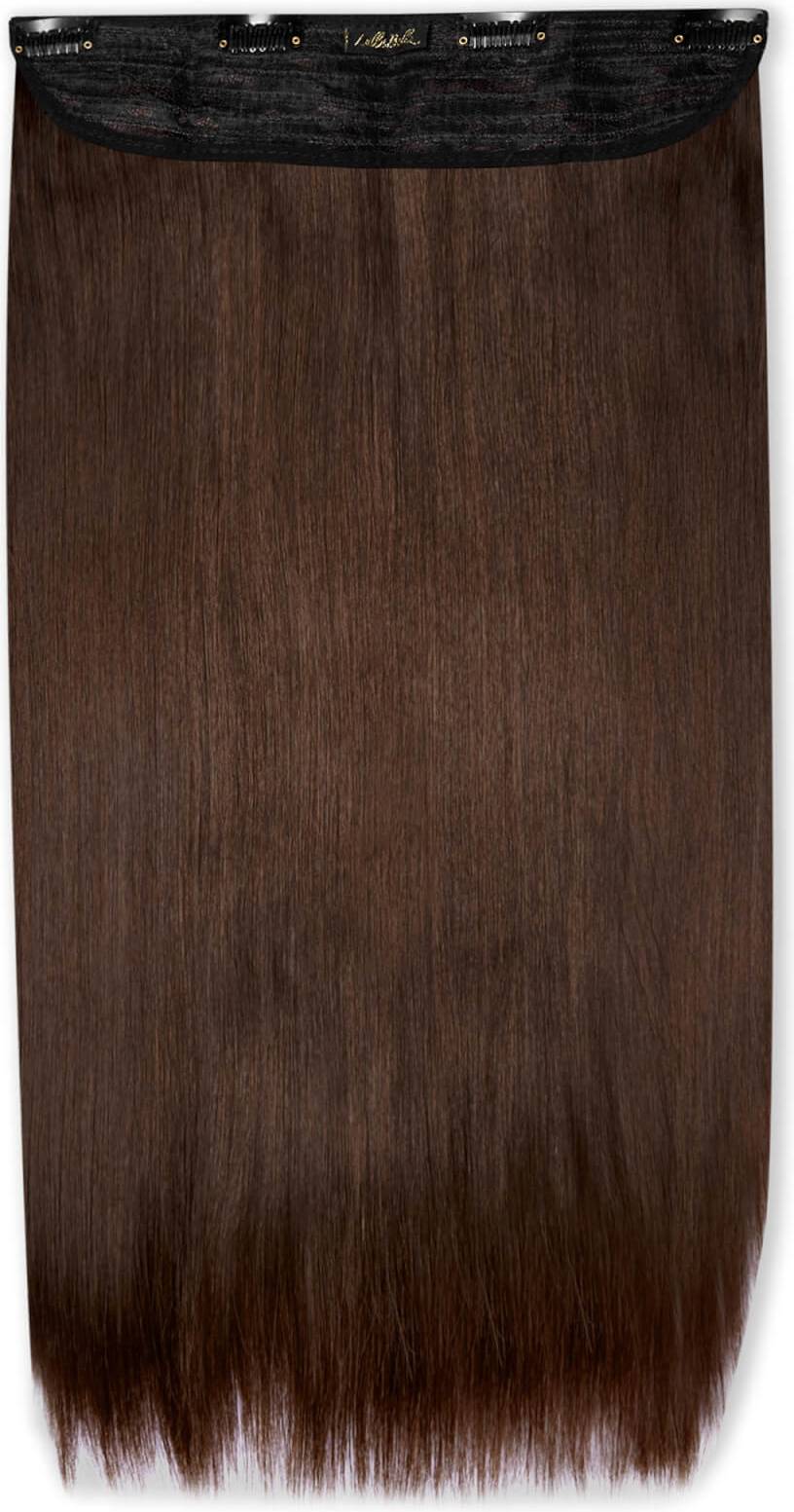 Lullabellz Thick 24 1-Piece Straight Clip Extensions Coco
